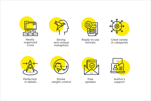 Unique Business Line Icons