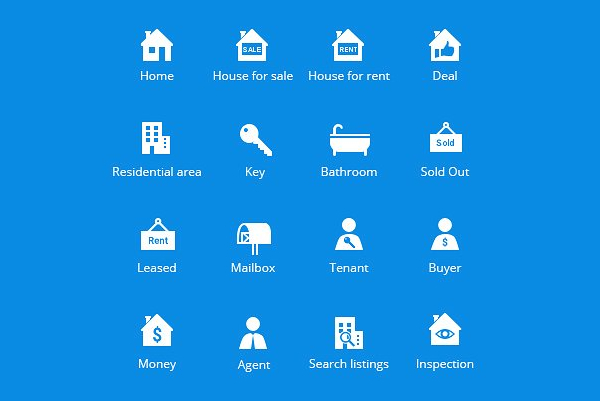 Real Estate Property Icons