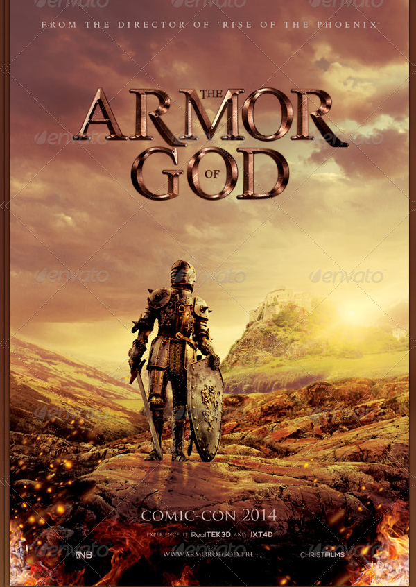 Armor of God Movie Poster Template