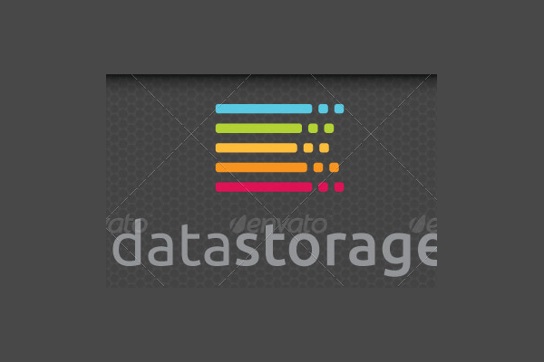 Data Storage Logo Templates