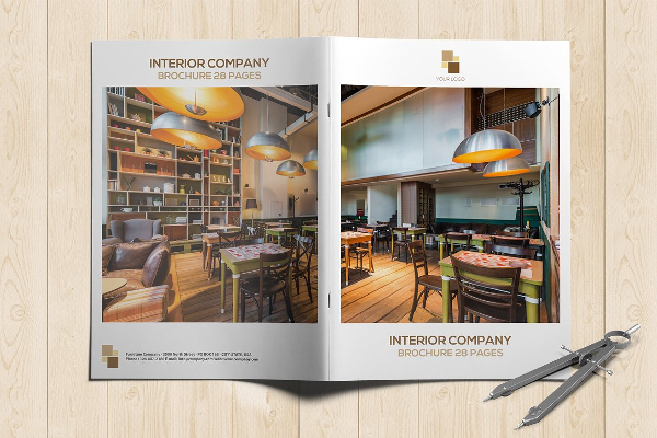 Interior Print Brochure Template