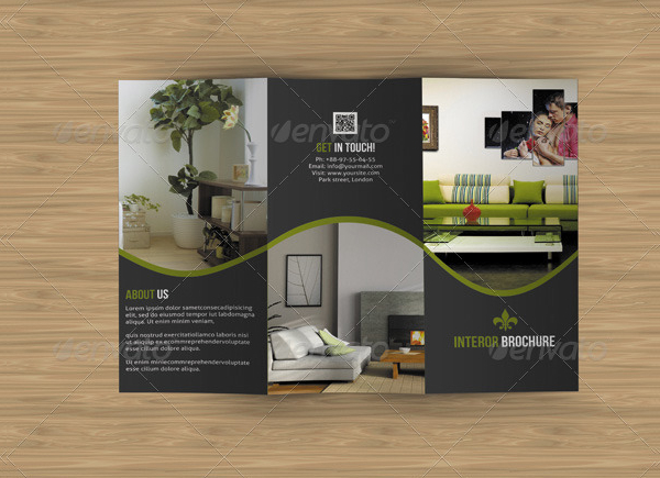 Interior Shop Brochure Template