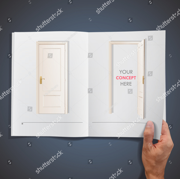 Interior Vector Design Brochure Templates