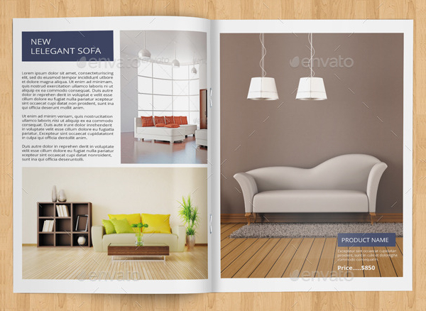 Interior Financial Brochure Template
