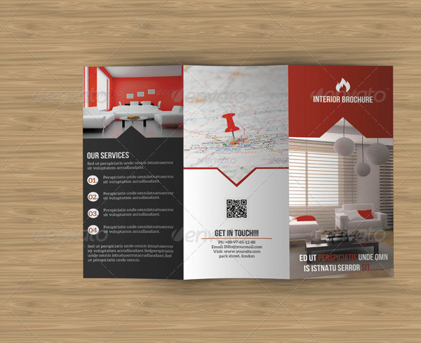 Simple Interior Brochure Design Templates