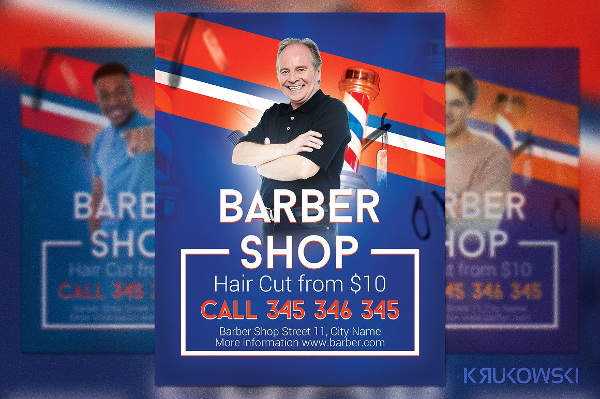 Modern Barber Shop Flyer