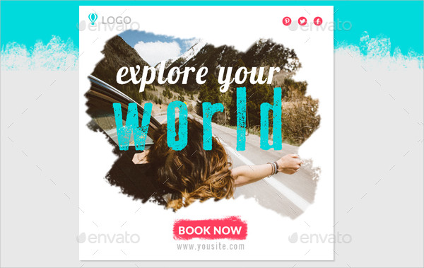 Modern Travel Agency Banners