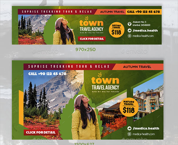 Nature Travel Design Banner Template