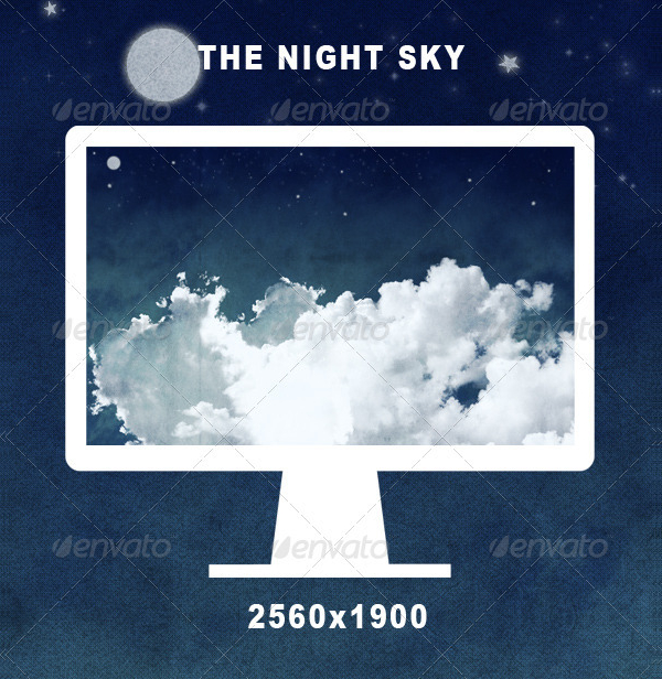 Clouds Night Sky Background