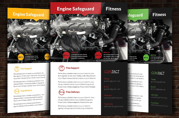 Car Repair Business Flyer Template