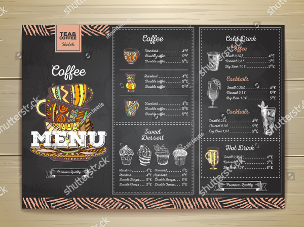 Coffee Menu Design Template