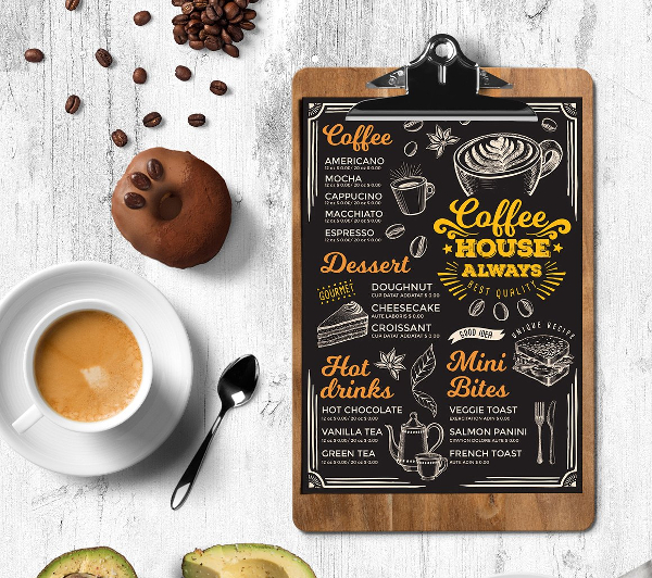 Mini Coffee Menu Template