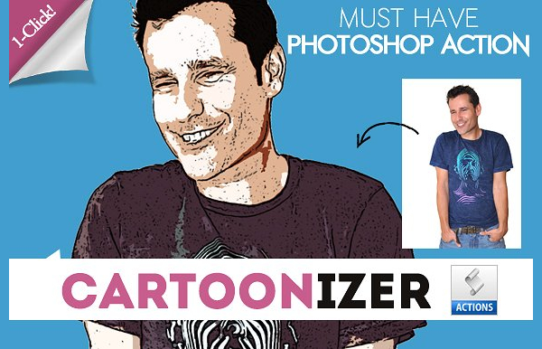Comic Cartoon Photoshop Action