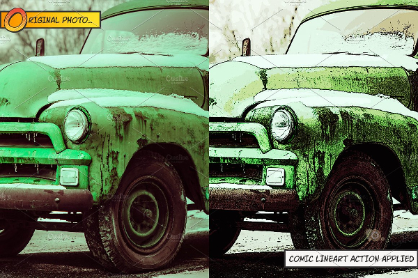 Comic LineArt Actions