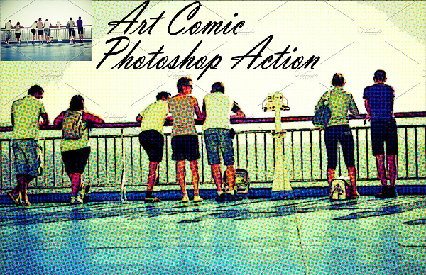Art Comic Photoshop Action