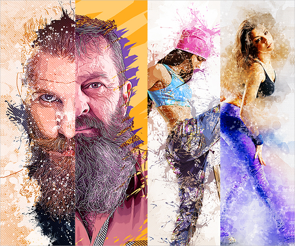 Comico Photoshop Action Bundle