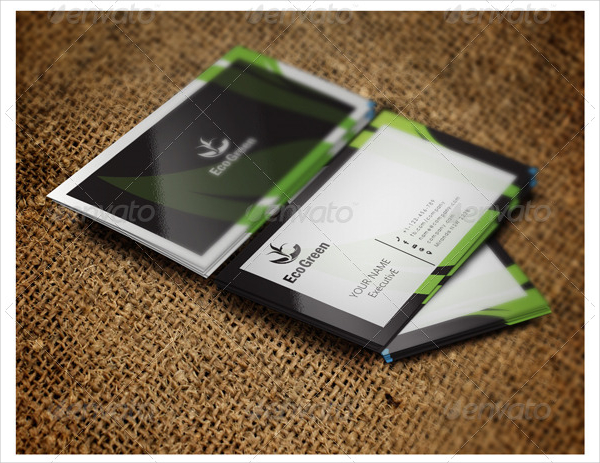 Eco Green Health Business Card Design