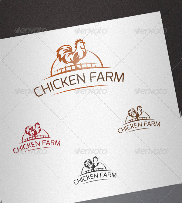 Chicken Farm Logo Template