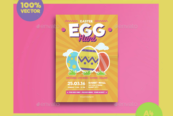 Easter Festival Flyer Template