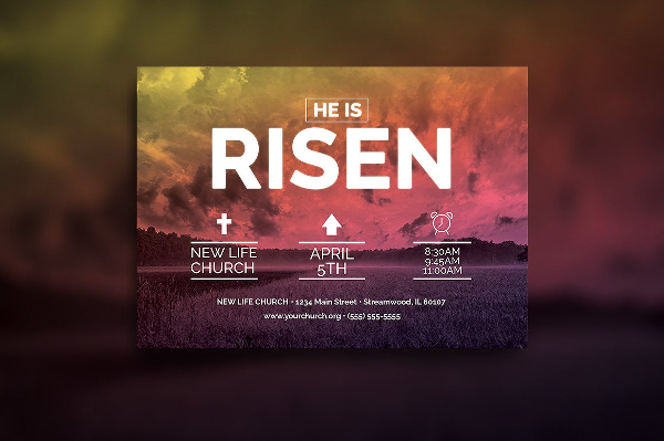 Easter Sunday Church Template Set