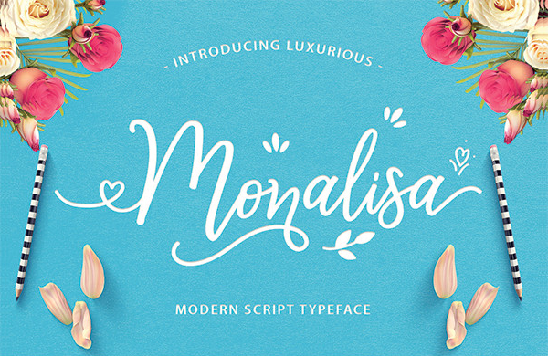 Fancy Monalisa Design Font