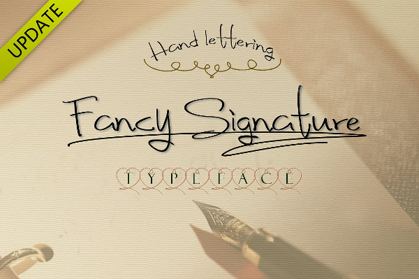 Fancy Signature True Type Font