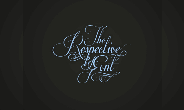 Free Download Respective Fancy Font