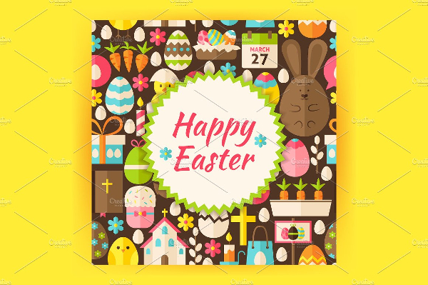 Happy Easter Vector Posters