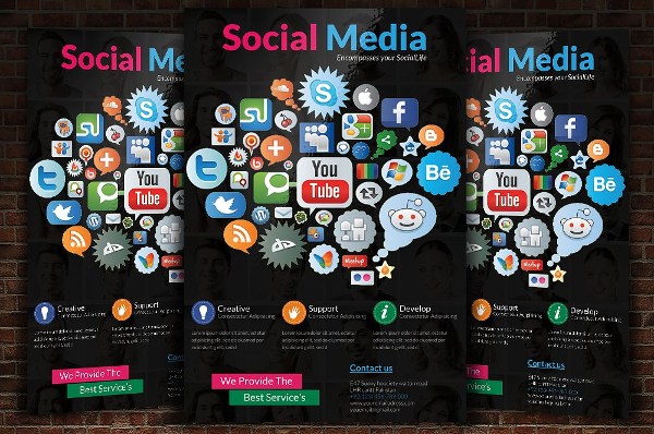 Modern Social Media Advertising Flyer Template