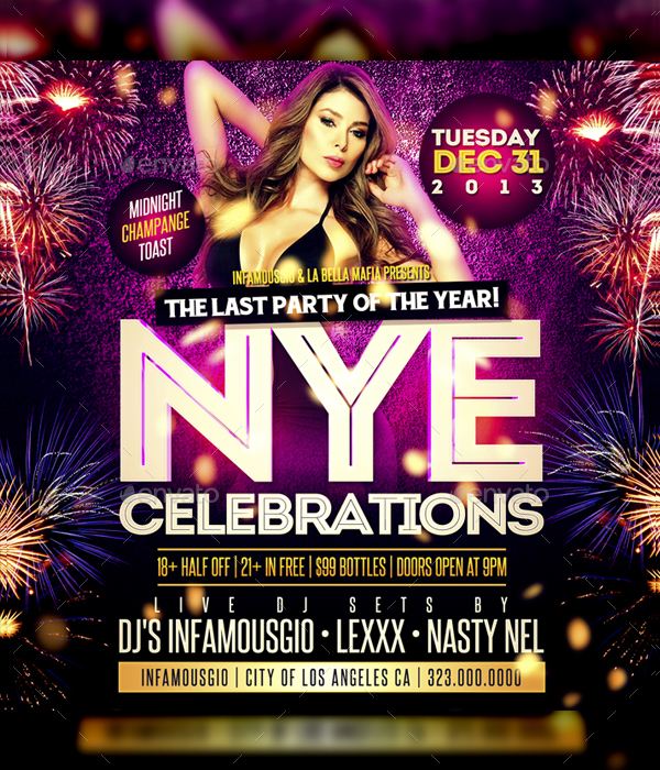 New Years Social Media Design Flyer