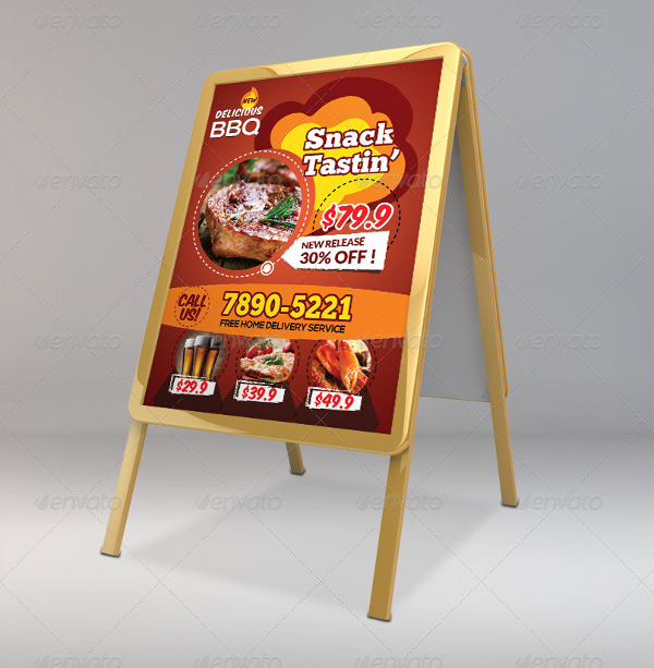 Restaurant Advertisement Poster Template