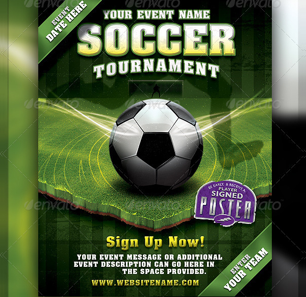 Soccer Tournment Flyer Event Template