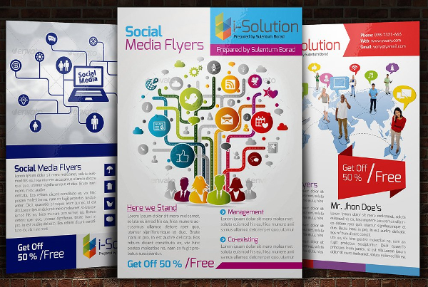 Social Media Promotion Flyer Templates