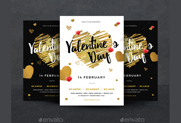 Valentines Event Flyer Template