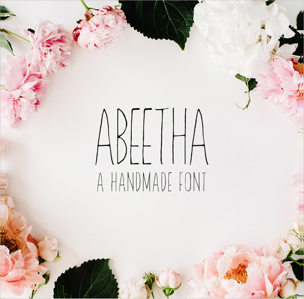 Abeetha Handmade Fonts