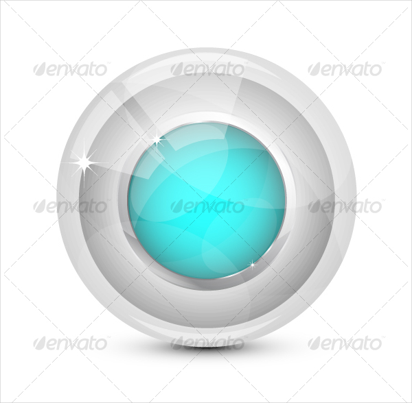  Abstract Glass PSD Buttons Design