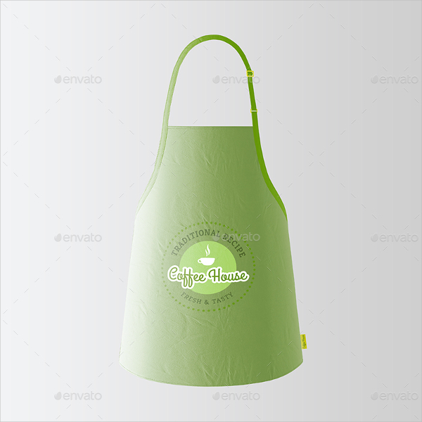 Coffee House Apron Mockup