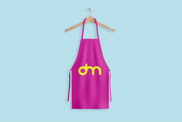 PSD Apron Mockup Free Download