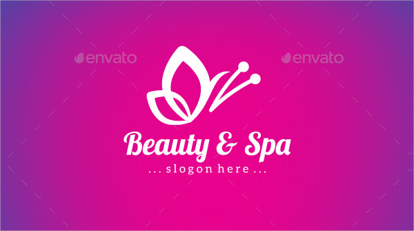 Perfect Butterfly Beauty & Spa Logo Template