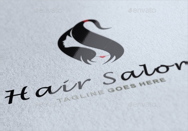 Beauty Hair Salon Logo Template
