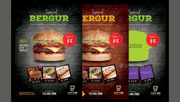Best Food Flyer Template