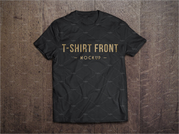 Black T-Shirt MockUp Template