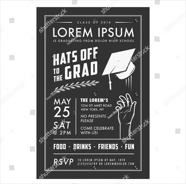 Graduation Cermony Invitation Template