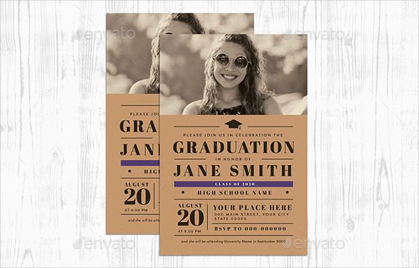 Graduation Party Event Invitation Template