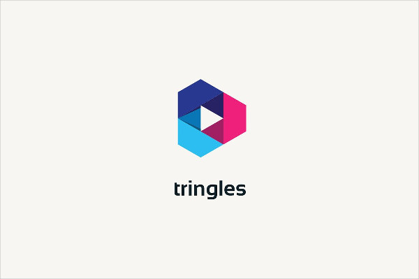 Corporate Triangles Logo Design