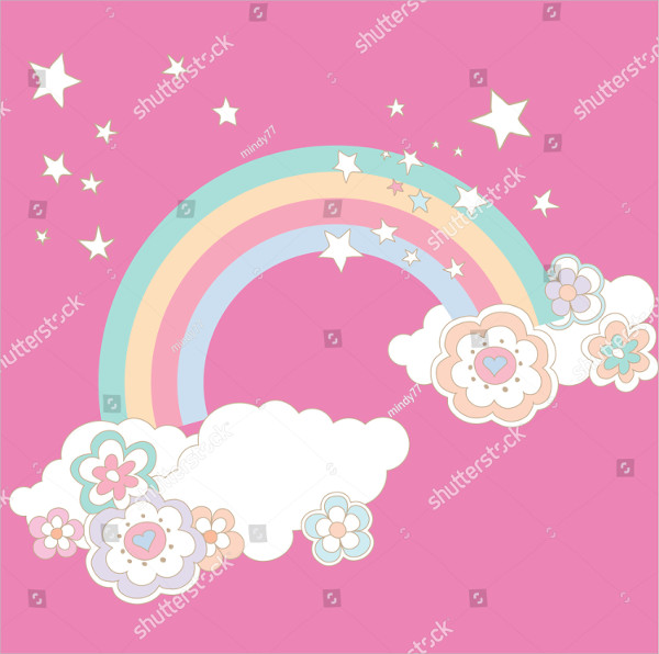 Cute Rainbows Pattern