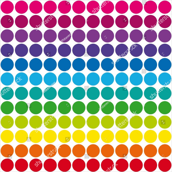 Dots Rainbow Pattern