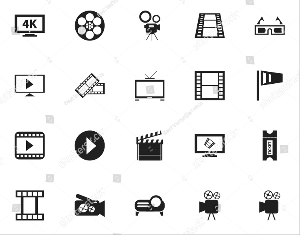 Editable Filming Icons