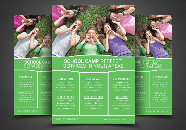 Education Vintage Flyer Template