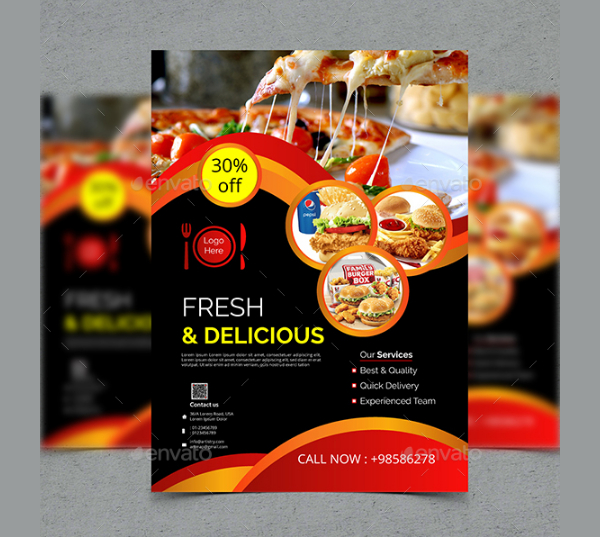 Food Advertising Flyer Template
